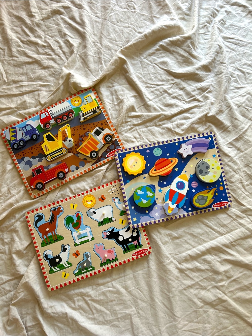 Melissa & Doug Chunky Wooden Puzzles